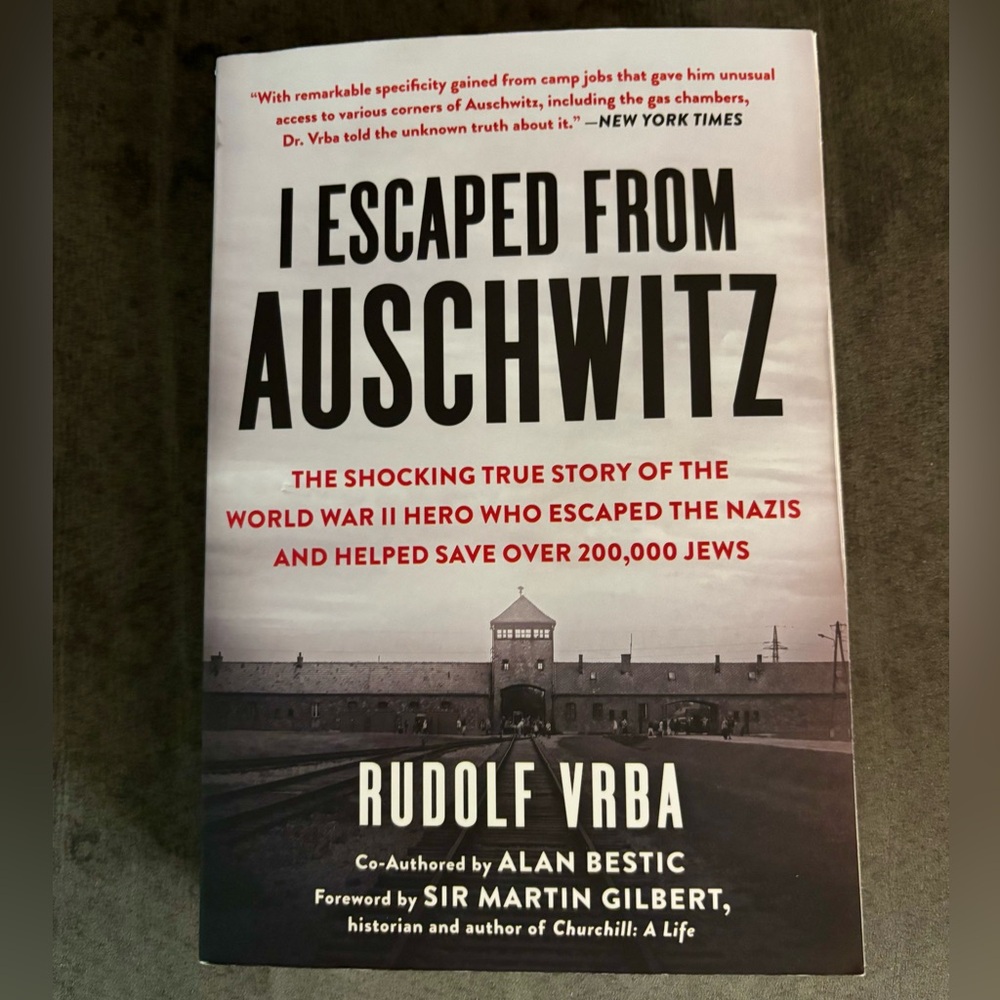 I ESCAPED FROM AUSCHWITZ- Book by Rudolf VRBA
Shocking factual Holocaustsurvival